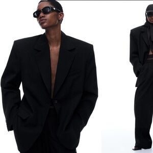 Magda Butrym H&M Oversized Wool Blazer